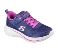 Sneaker SKECHERS "WAVE 92", Kinder, Gr. 35, bunt (navy, fuchsia), Textil, Glitzer, sportlich, Schuhe (52293766-35) navy, fuchsia