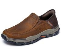 Skechers Slipper RESPECTED, Rauleder, Braun, Herren