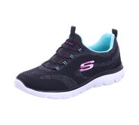 Skechers - Slipper Sportsohle PU flach schwarz - Gr. - 38
