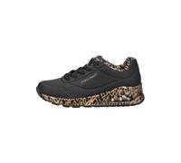 Skechers Damen Sneaker UNO Loving Love Durabuck Roségold Schwarz Größe 40 EU