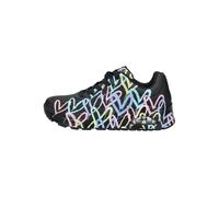 Skechers Sneaker Lederimitat Schwarz Multi - 41