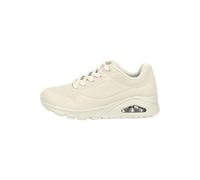 Skechers Uno Shiny Schuhe beige 3D Muster 177861 für Damen, weiß, Größe 36 EU