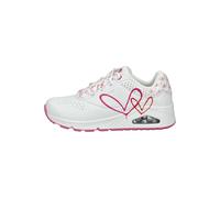 Skechers Sneaker Lederimitat Weiß/Pink - 37