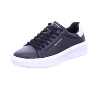 Skechers Sneaker für Herren Court Break 183175-BLK – Low Top, Schwarz – Größe 45 EU