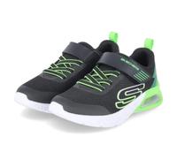 Skechers Skechers Boys, Sneaker, Black Textile/Synthetic/Lime Trim,