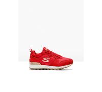 Sneaker SKECHERS "OG 85 - GOLDN GURL", Damen, Gr. 38, rot, Synthetik, Textil, Veloursleder, Schuhe Sneaker, Schnürschuh, Original-Retro-Jogginschuh mit Air-Cooled Memory Foam, Topseller (12303723-38)