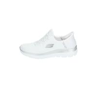 Slip-On Sneaker SKECHERS "SUMMITS-DIAMOND DREAM" Gr. 37, weiß Damen Schuhe Sneaker mit gepolstertem Schaftrand (12961529-37)