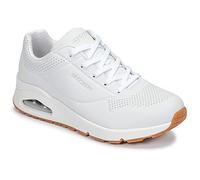 Skechers Damen UNO Stand ON AIR Sneakers, WHT weiß Durabuck, 35 EU