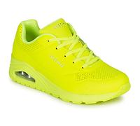 Skechers Damen Sneaker UNO Night Shades 73667 – Durabuck Neon Gelb – Größe 40 EU
