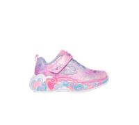 Skechers Jungen Mädchen Eternal Heart Lights Sneaker, Pink, 25 EU