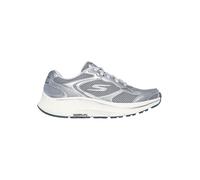 Skechers Damen Go Run Consistent 2.0 Volt Sneaker, Gray Leather/Silver Trim, 39 EU