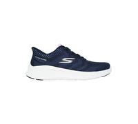 Slip-On Sneaker SKECHERS "GO WALK NOW-KHLOE", Damen, Gr. 38, blau (navy), Textil, sportlich, Schuhe, Freizeitschuh mit Fersenkissen und Slip-ins Technologie (91062231-38) navy