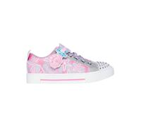 Sneaker SKECHERS "TWINKLE SPARKS", Damen, Gr. 30, bunt (lavendel, multi), Lederimitat, Glitzer, kontrastfarbene Details, Schuhe Sneaker, Blink,-Schlupfschuh mit Glitzer+Strass, Größenschablone zum Dow
