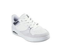 Skechers Sneaker Damen UNO CTL Subtle Shimmer Weiß, Lederimitat/Veloursleder Größe 38