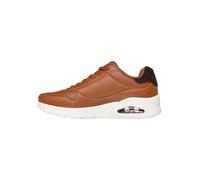 Skechers Herren UNO Harry Kane Air Sneaker, Brown Duraleather/Brown Suede, 45 EU