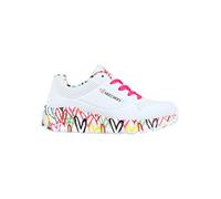 Skechers Sneaker Uno Lite Lovely Luv Mädchen Weiß Synthetik Pink Gr. 28 EU