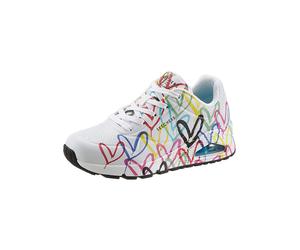 Skechers Sneakers "Uno - Spread The Love" in Weiß - Größe 38 | Kindersneakers