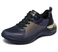 Skechers Snoop Dogg: Snoop Ace - Cyber Walker Sneaker in Schwarz/Gelt, Größe 38, Vegan