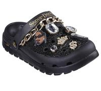 Skechers Snoop Dogg Damen Fußstapfen mit Fußgewölbe-Passform, Rolling N Gold, Schwarz, 10