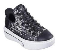 Skechers Snoop Dogg:Snoop One-Double G Damen-Sneaker, freihändig, Schwarz/Weiß, 41 EU