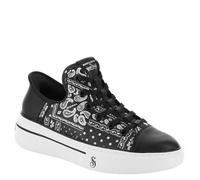 Skechers Snoop Dogg:Snoop One-Double G Damen-Sneaker, freihändig, Schwarz/Weiß, 8.5