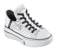 Skechers Snoop Dogg:Snoop One-Double G Slip-In-Sneaker für Damen, Weiß/Schwarz, 35 EU