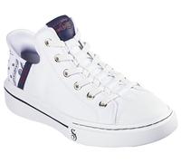 Skechers Snoop Dogg:Snoop One-Og Herren-Sneaker aus Segeltuch, freihändig, Weiß/Marineblau/Rot, 42 EU