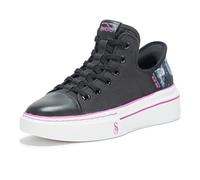 Skechers Snoop One Boss Life Canvas Sneaker für Damen, Schwarz, 36 EU