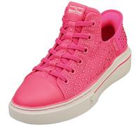 Skechers Sneaker Snoop One Rhine-Stoned Rosa Strass-Leinwand Damen 38 EU