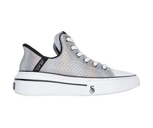 Skechers Snoopone - Disco Snoop Damen Slipper, silber, Größe 40 40