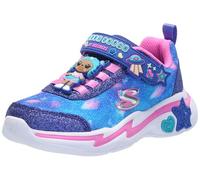 Skechers Snuggle Sneaks - Skech Squad 302214L-NVMT, Girl Sneakers,Sports Shoes, Navy, 28 EU