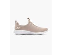 Skechers Social Muse Slip On Sneaker Taupe, Damen, Größe: 41, Material: Textil
