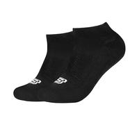 Skechers Socken 2PPK Basic gepolsterte Sneaker-Socken Schwarz 39-42