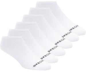 Skechers Socken 6er-Pack Damen Baumwolle Nshw Socken Weiß 35-39,5