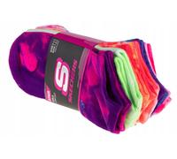 Skechers socken 6er-pack mädchen non-terry tie-dye socken mehrfarbig 27,5-35,5