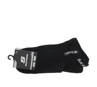 Skechers 6 Paar Unisex Sneaker Socken SK43022, Farbe:Black, Socken & Strümpfe:35-38