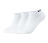Skechers Socks Herren SK43022 Füßlinge, Weiß (White 1000), (Herstellergröße: 39/42) (3er Pack)
