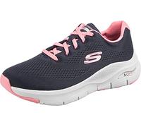 Skechers Sport Court 92 Damen-Sneaker, Marineblauer Netzkorallenbesatz, 42 EU
