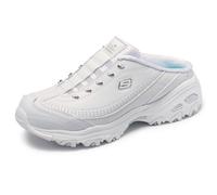 Skechers Sport Damen D'lites Bright Sky Fashion Sneaker Wei/Silber 5,5 W US