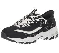Skechers Sport Damen D'Lites New Classic Sneaker, Schwarz/Wei, 11 US