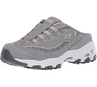 Skechers Sport Women's D'Lites Gray/White Slip-On Mule Sneaker 7 W US