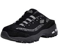 Skechers Sport D'Lites Schlupf-Turnschuhe für Damen, Schwarz, 39 EU