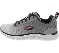 Skechers Oxford TRACK RIPKENT Equalizer Quick Reaction Herren Grau Gr. 41 EU