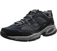 Skechers Sport Herren Vigor 2.0 Trait Memory Foam Sneaker, Marineblau/Grau, 44 EU Weit