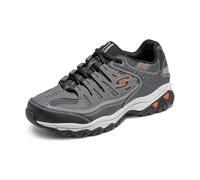 Skechers Sport Men's Afterburn Memory Foam Lace-Up Sneaker,Charcoal,9.5 4E US