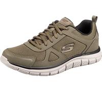 Skechers Sport Mens Track SCLORIC Sportschuhe/Laufschuhe Herren Schuhe,Black Red BKRD,44EU