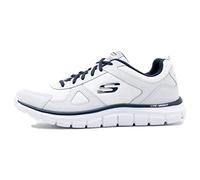 Skechers Sport Mens Track SCLORIC Sportschuhe/Laufschuhe Herren Schuhe,Black Red BKRD,44EU