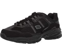 Skechers Sport Vigor 2.0 Trait Herren-Sneaker aus Memory-Schaum, Größe 44, breit, Braun/Schwarz, Braun/Schwarz, Größe 44, Braun/Schwarz, 43 EU Weit