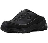 Skechers Sport Women's D'Lites Black/Black Slip-On Mule Sneaker 9.5 M US