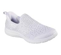 Skechers Sport Women's Virtue-icon Martha Stewart Sneaker, White/Silver=WSL, 42 EU